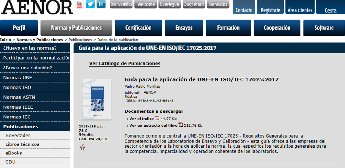 Guía para la aplicación de UNE-EN ISO/IEC 